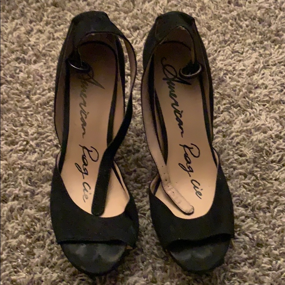 Black heels